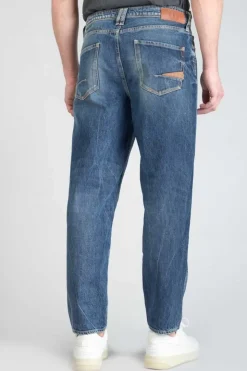 Homme Le Temps des Cerises Coupe Relax-1998 Basic 7/8Eme Jeans Vintage Destroy Bleu N°2