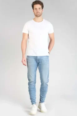Homme Le Temps des Cerises Coupe Tapered-900/03 Jogg Tapered Arque Jeans Bleu N°4