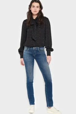Femme Le Temps des Cerises Coupe Regular-Anzio Pulp Regular Jeans Bleu N°2