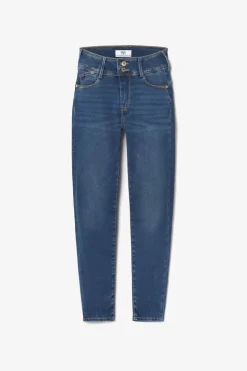 Femme Le Temps des Cerises Coupe Slim-Asti Ultra Pulp Slim Taille Haute 7/8Eme Jeans Bleu N°2