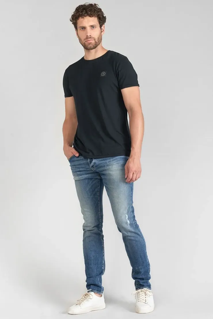 Homme Le Temps des Cerises Coupe Adjusted-Barnabe 700/11 Adjusted Jeans Destroy Bleu N°3