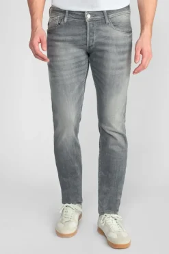Homme Le Temps des Cerises Coupe Adjusted-Basic 700/11 Adjusted Jeans Gris N°3