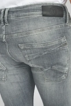 Homme Le Temps des Cerises Coupe Adjusted-Basic 700/11 Adjusted Jeans Gris N°3