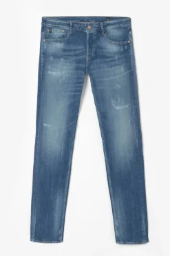 Homme Le Temps des Cerises Coupe Regular Confort-Basic 600/11 Regular Jeans Destroy Bleu N°3