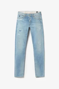 Homme Le Temps des Cerises Coupe Regular Confort-Basic 700/17 Relax Jeans Destroy Bleu N°5