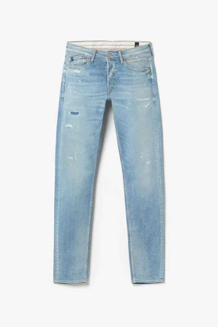 Homme Le Temps des Cerises Coupe Regular Confort-Basic 700/17 Relax Jeans Destroy Bleu N°5