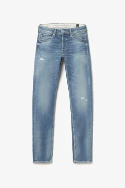 Homme Le Temps des Cerises Coupe Regular Confort-Basic 700/17 Relax Jeans Destroy Bleu N°3