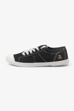 Femme Le Temps des Cerises Chaussures-Baskets Basic Noires