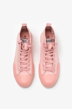 Femme Le Temps des Cerises Chaussures-Baskets Montantes Harlo Roses