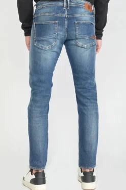 Homme Le Temps des Cerises Coupe Regular Confort-Bellarys 800/12 Regular Jeans Destroy Vintage Bleu N°3