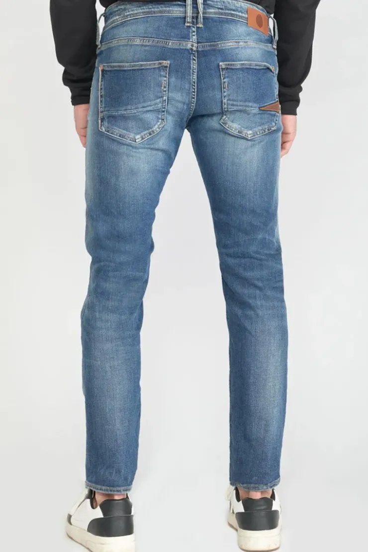 Homme Le Temps des Cerises Coupe Regular Confort-Bellarys 800/12 Regular Jeans Destroy Vintage Bleu N°3