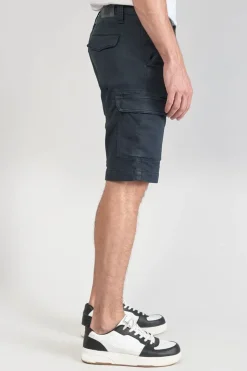 Homme Le Temps des Cerises Shorts & Bermudas-Bermuda Army Jogg Damon Bleu Nuit