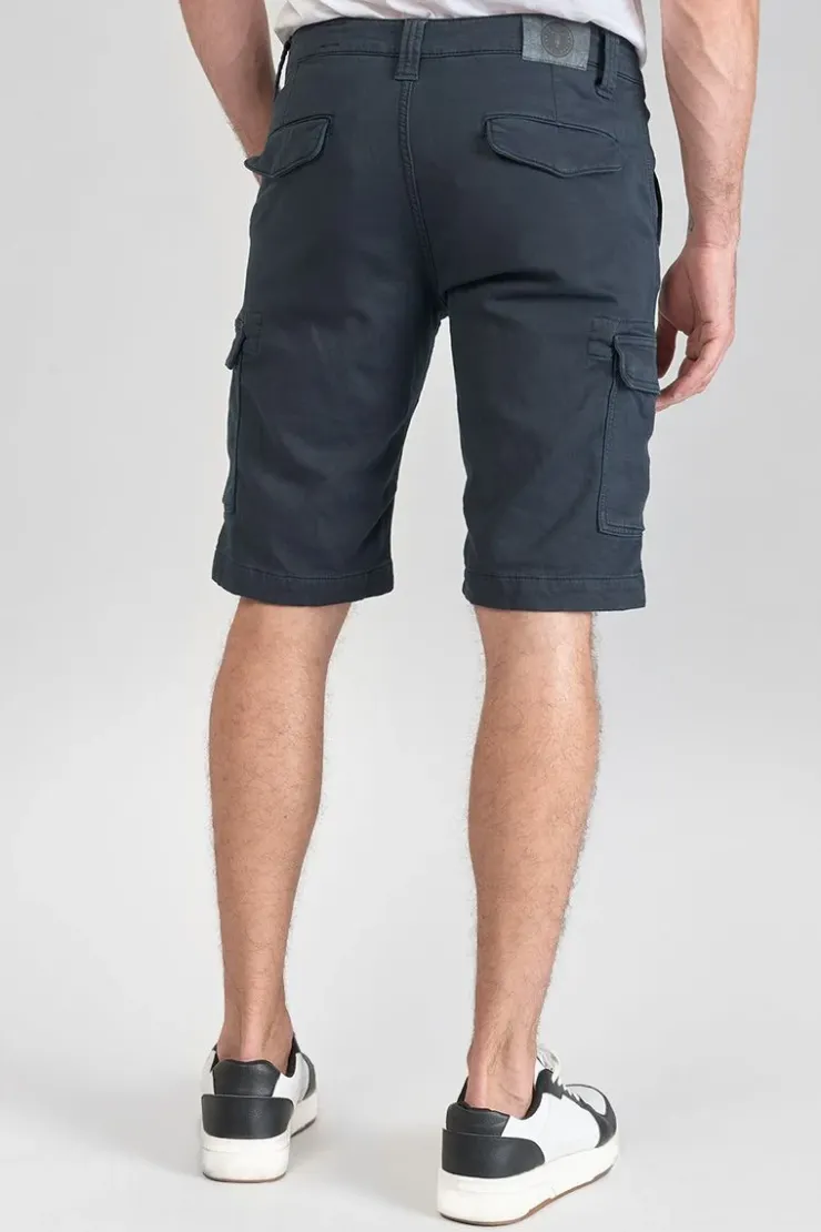 Homme Le Temps des Cerises Shorts & Bermudas-Bermuda Army Jogg Damon Bleu Nuit
