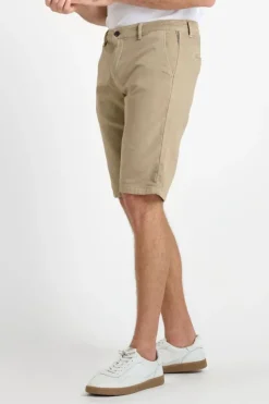 Homme Le Temps des Cerises Shorts & Bermudas-Bermuda Chino Jogg Swoop Beige Sable