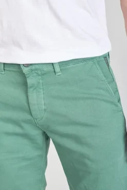 Homme Le Temps des Cerises Shorts & Bermudas-Bermuda Chino Jogg Swoop Vert D'Eau