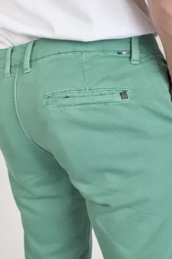 Homme Le Temps des Cerises Shorts & Bermudas-Bermuda Chino Jogg Swoop Vert D'Eau