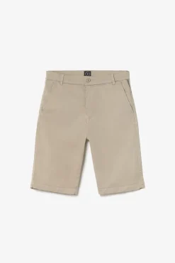 Homme Le Temps des Cerises Shorts & Bermudas-Bermuda Dromel Beige Sable
