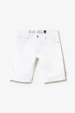 Homme Le Temps des Cerises Bermudas-Bermuda Jogg Bodo Blanc