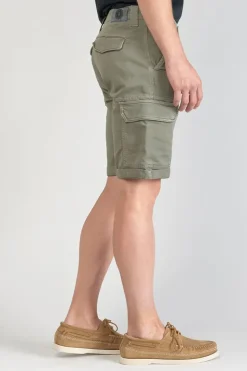 Homme Le Temps des Cerises Shorts & Bermudas-Bermuda Jogg Damon Kaki