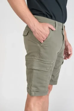 Homme Le Temps des Cerises Shorts & Bermudas-Bermuda Jogg Damon Kaki