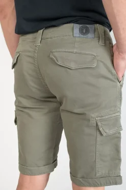 Homme Le Temps des Cerises Shorts & Bermudas-Bermuda Jogg Damon Kaki