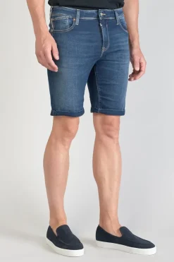 Homme Le Temps des Cerises Blue Jogg-Bermuda Jogg Ed Bleu Delave