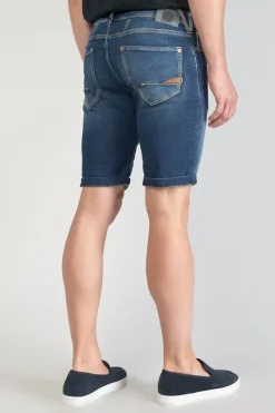 Homme Le Temps des Cerises Blue Jogg-Bermuda Jogg Ed Bleu Delave