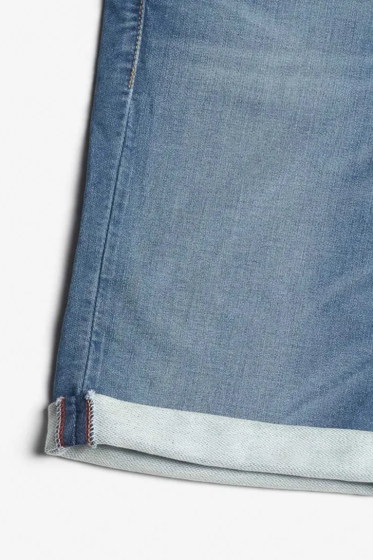 Homme Le Temps des Cerises Blue Jogg-Bermuda Jogg Lo Bleu Clair Delave