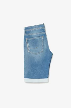 Homme Le Temps des Cerises Blue Jogg-Bermuda Jogg Lo Bleu Clair Delave