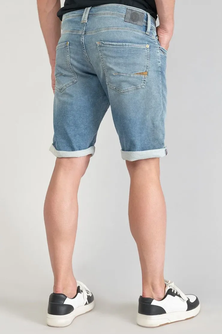 Homme Le Temps des Cerises Blue Jogg-Bermuda Jogg Lo Bleu Delave