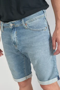 Homme Le Temps des Cerises Blue Jogg-Bermuda Jogg Lo Bleu Delave