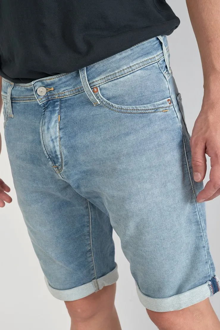 Homme Le Temps des Cerises Blue Jogg-Bermuda Jogg Lo Bleu Delave