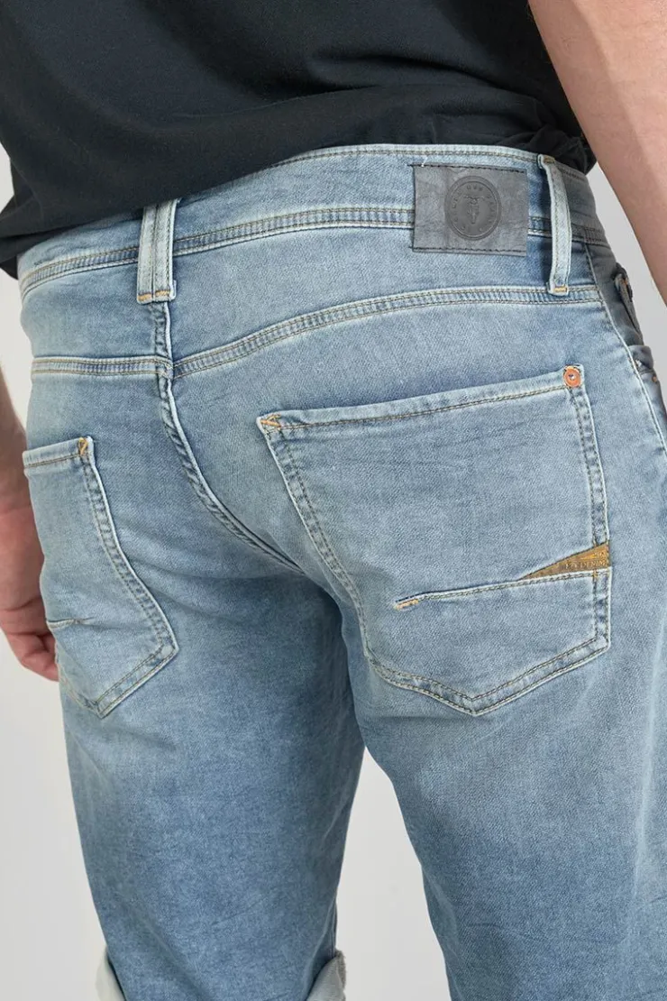 Homme Le Temps des Cerises Blue Jogg-Bermuda Jogg Lo Bleu Delave