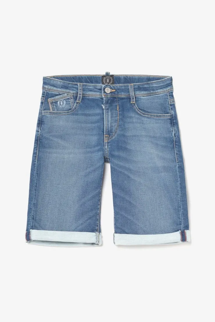 Homme Le Temps des Cerises Blue Jogg-Bermuda Jogg Lo Bleu Delave