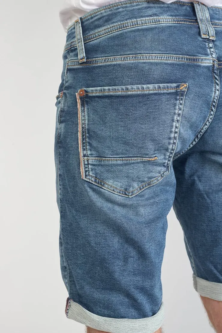 Homme Le Temps des Cerises Blue Jogg-Bermuda Jogg Oc Bleu Delave