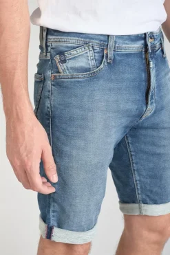 Homme Le Temps des Cerises Blue Jogg-Bermuda Jogg Oc Bleu Delave