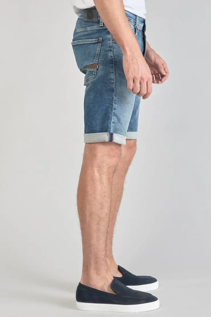 Homme Le Temps des Cerises Blue Jogg-Bermuda Jogg Oc Bleu Delave