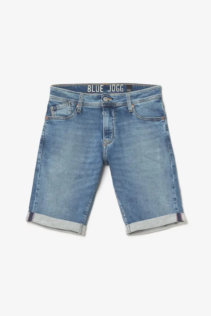 Homme Le Temps des Cerises Blue Jogg-Bermuda Jogg Oc Bleu Delave