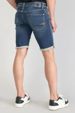 Homme Le Temps des Cerises Blue Jogg-Bermuda Jogg Oc Bleu Delave Destroy