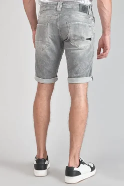 Homme Le Temps des Cerises Blue Jogg-Bermuda Jogg Oc Gris Delave Destroy