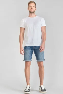 Homme Le Temps des Cerises Bermudas-Bermuda Laredo En Jeans Bleu Moyen