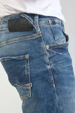 Homme Le Temps des Cerises Bermudas-Bermuda Laredo En Jeans Bleu Moyen