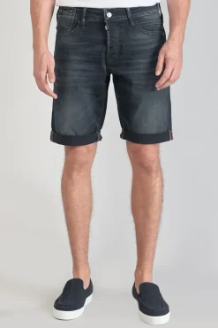 Homme Le Temps des Cerises Bermudas-Bermuda Laredo En Jeans Bleu Noir