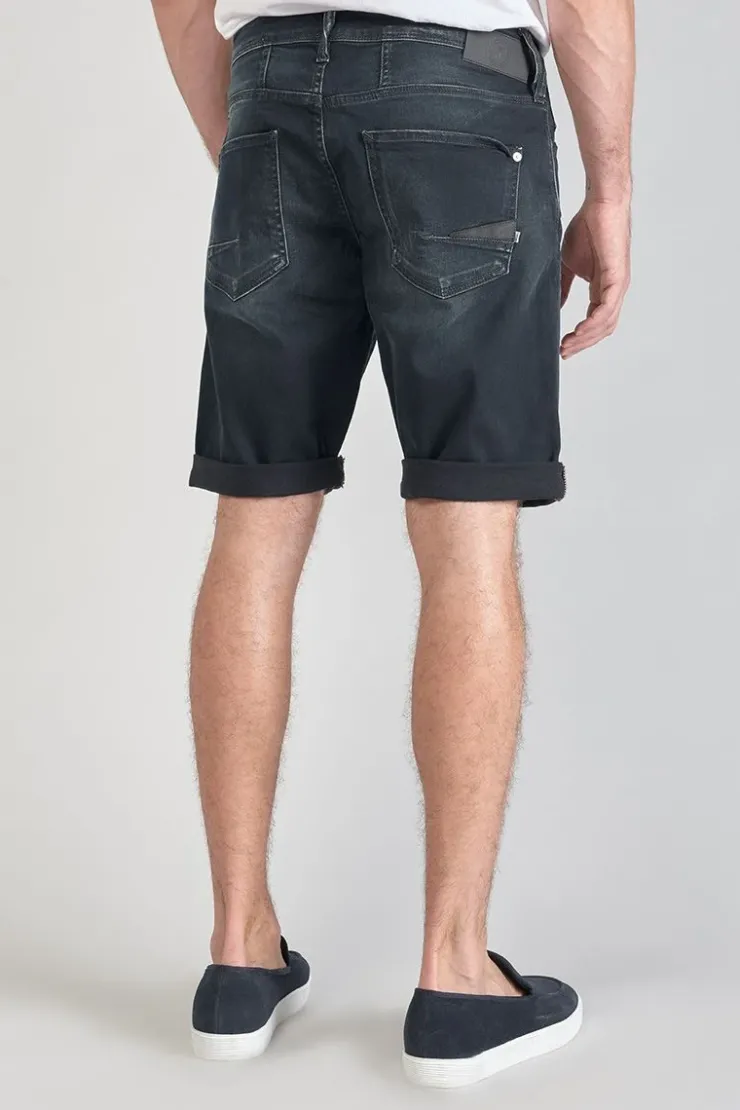 Homme Le Temps des Cerises Bermudas-Bermuda Laredo En Jeans Bleu Noir