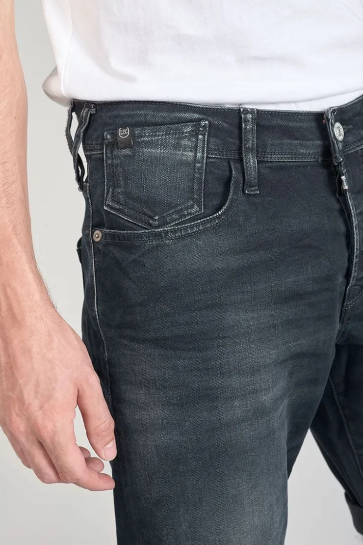 Homme Le Temps des Cerises Bermudas-Bermuda Laredo En Jeans Bleu Noir