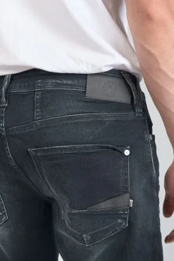 Homme Le Temps des Cerises Bermudas-Bermuda Laredo En Jeans Bleu Noir