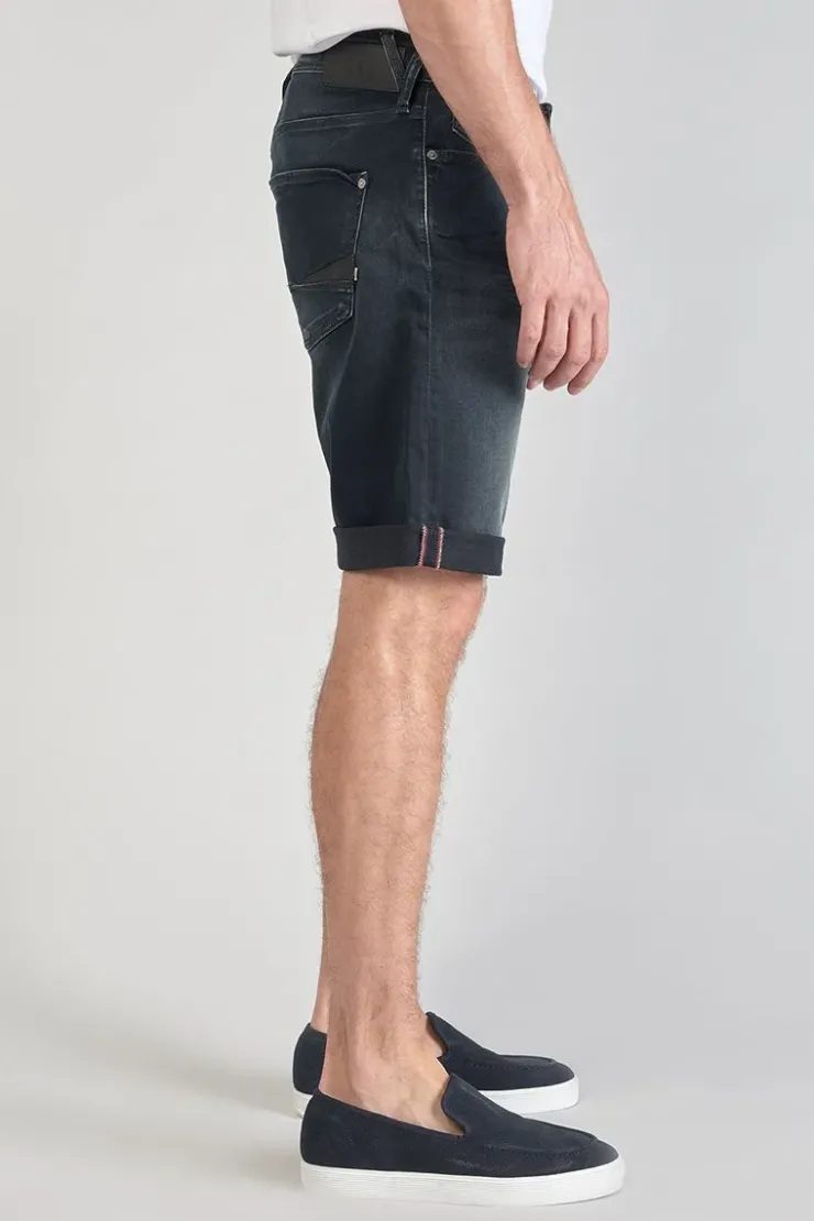Homme Le Temps des Cerises Bermudas-Bermuda Laredo En Jeans Bleu Noir