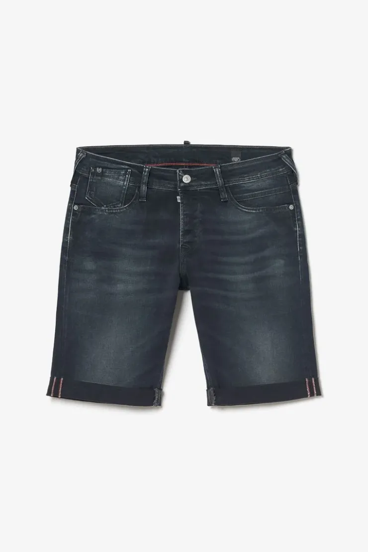 Homme Le Temps des Cerises Bermudas-Bermuda Laredo En Jeans Bleu Noir