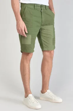 Homme Le Temps des Cerises Shorts & Bermudas-Bermuda Luberon Kaki Vert