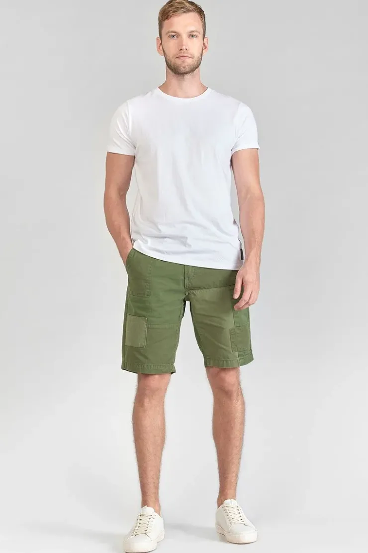 Homme Le Temps des Cerises Shorts & Bermudas-Bermuda Luberon Kaki Vert